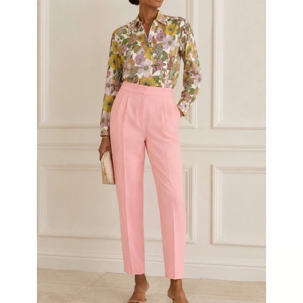 NWT Tuckernuck Wildflower Fields Adalie Jumpsuit Floral Print Pink Womens Size 8